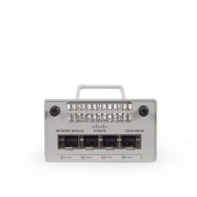 C9300 NM การ์ดอินเตอร์เฟียสเน็ต Ethernet 4G Cisco Catalyst 9300 โมดูลสวิตช์